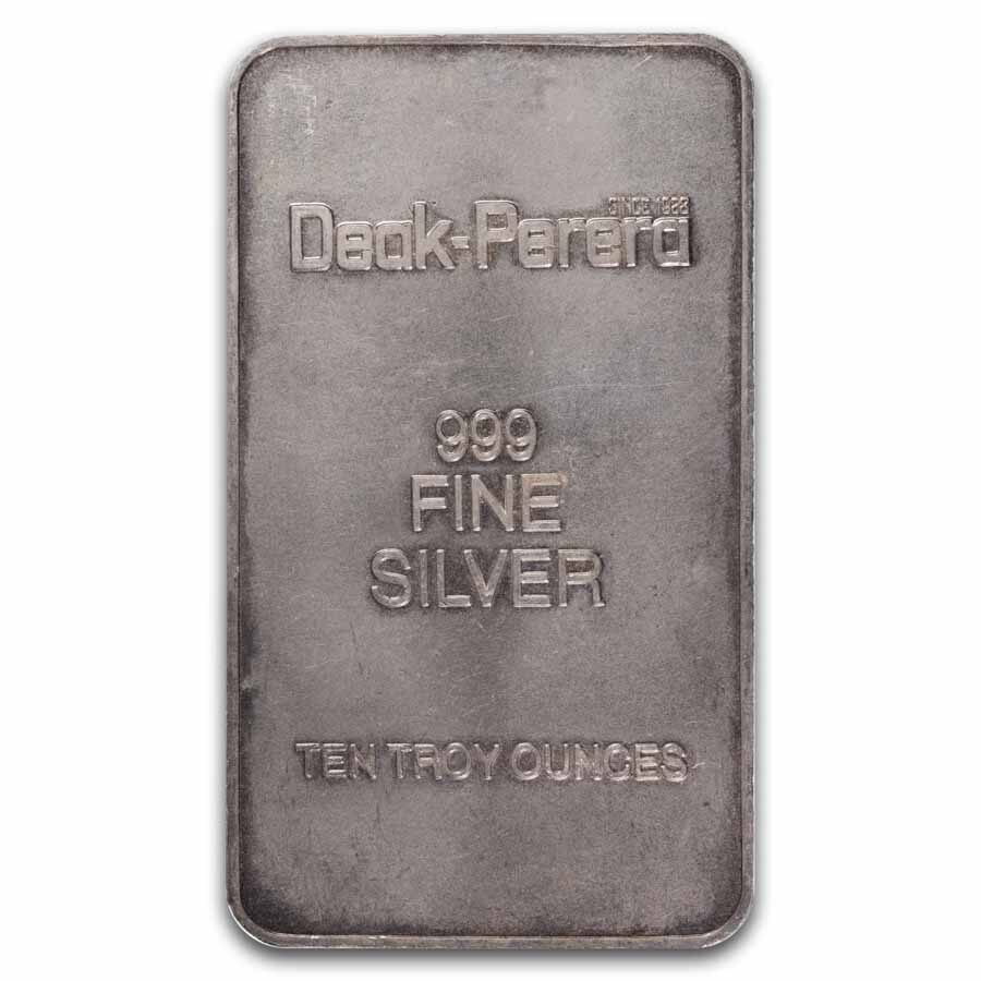 10 oz Silver Bar - Deak-Perera