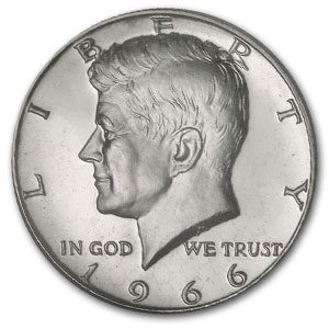 1966 Kennedy Half Dollar MS-67 NGC (SMS)
