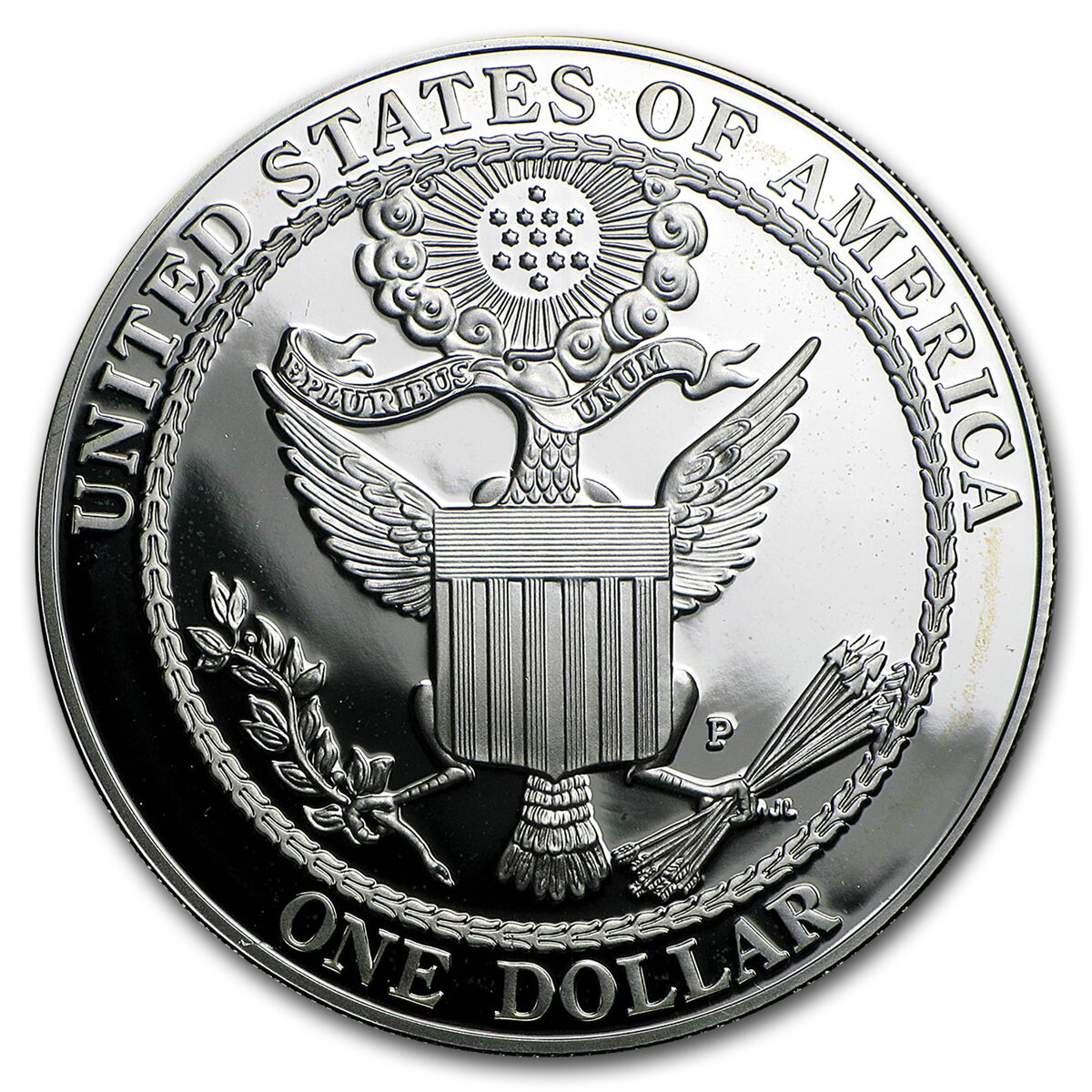 2008-P Bald Eagle $1 Silver Commem Proof (w/Box & COA)