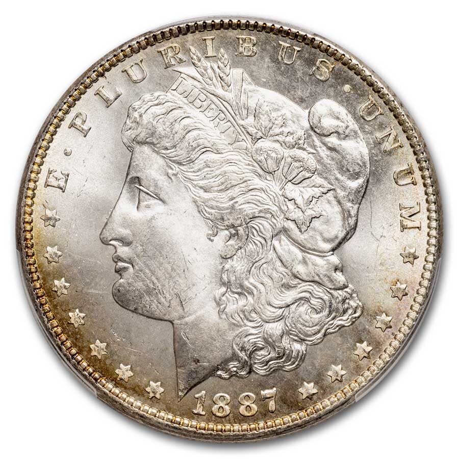 1887 Morgan Dollar MS-66 PCGS