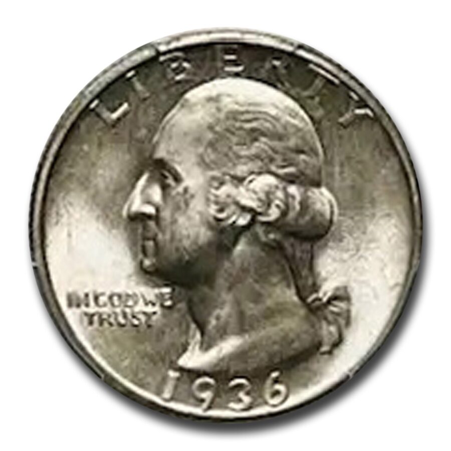 1936-S Washington Quarter MS-65 PCGS