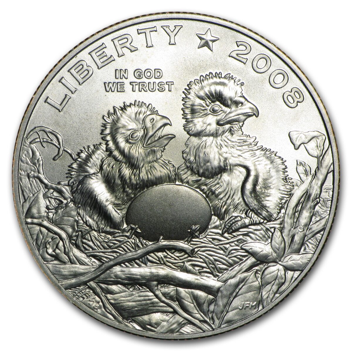 2008-S Bald Eagle 1/2 Dollar Clad Commem BU (w/Box & COA)