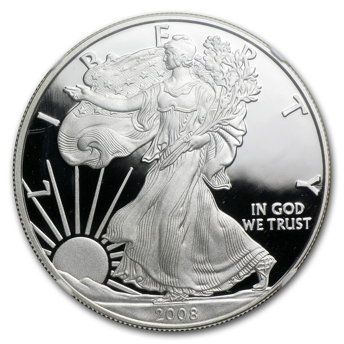 2008-W Proof American Silver Eagle PF-70 NGC