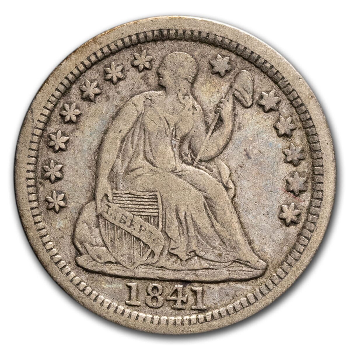 1841-O Liberty Seated Half Dime VF