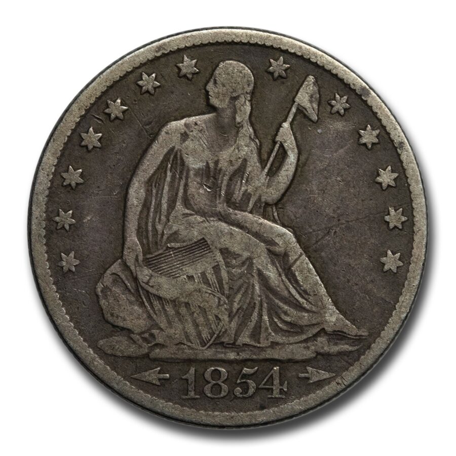 1854-O Liberty Seated Half Dollar Fine