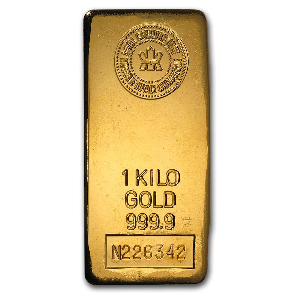 1 kilo Gold Bar - Royal Canadian Mint RCM
