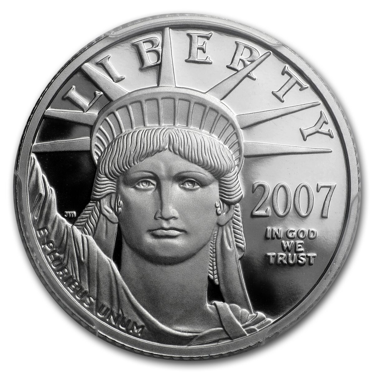 2007-W 1/4 oz Proof American Platinum Eagle PR-69 PCGS