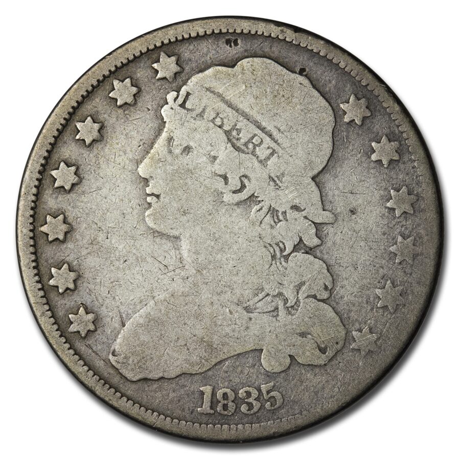 1835 Capped Bust Quarter Good