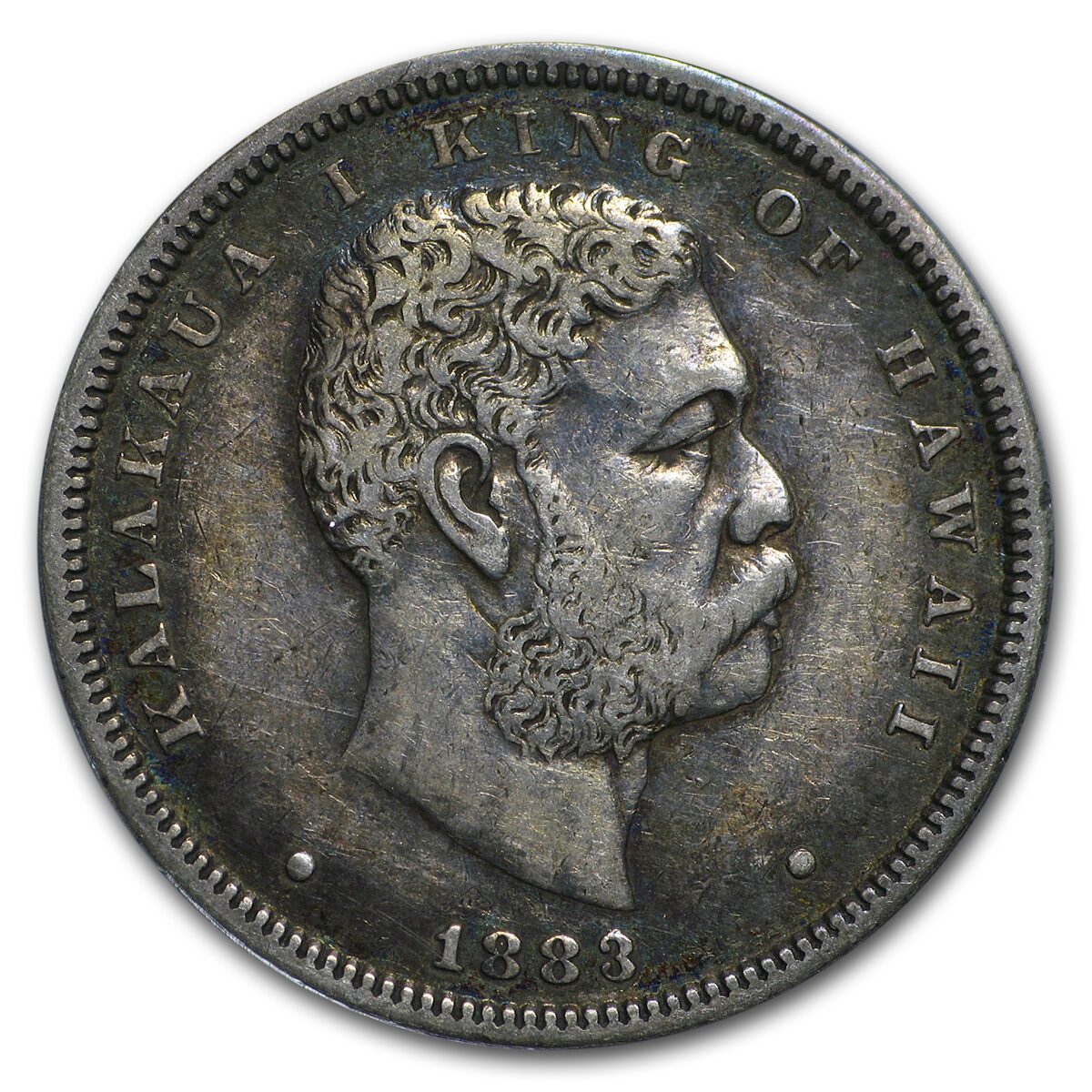1883 Hawaii Half Dollar Kalakaua I XF