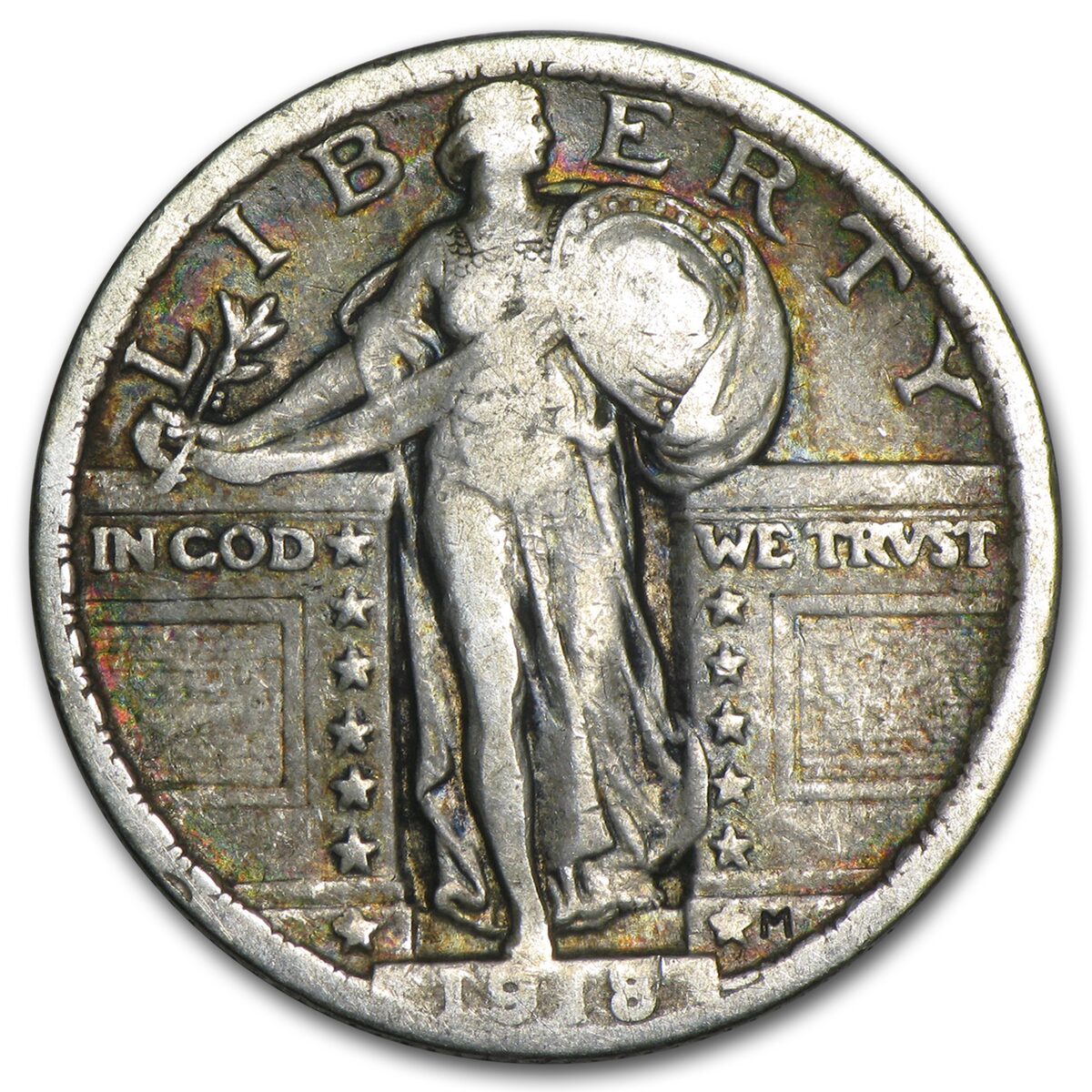 1918 Standing Liberty Quarter VF