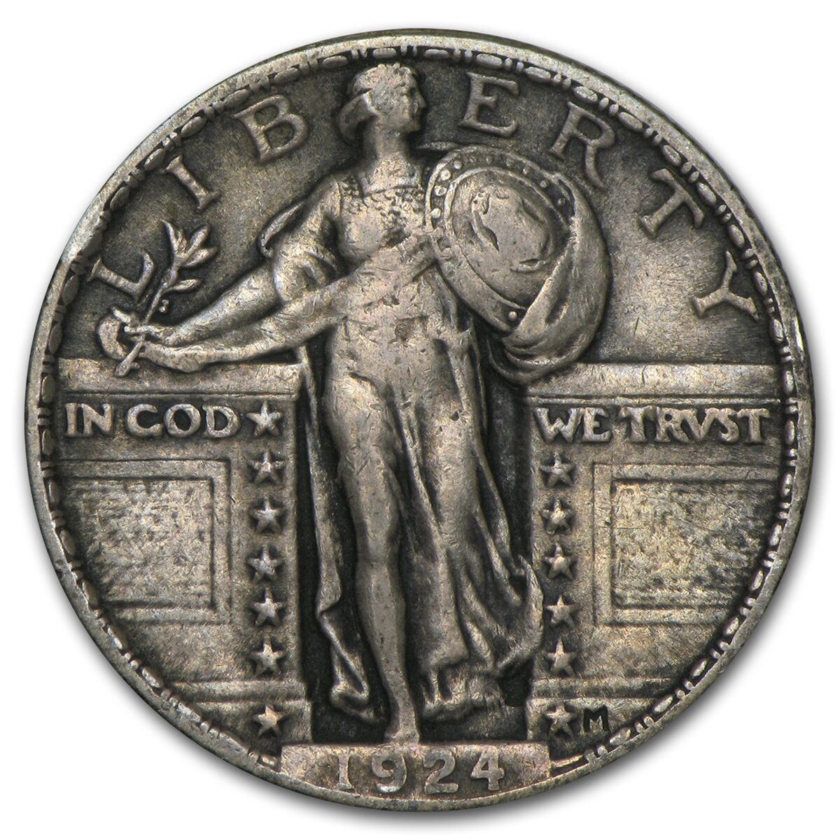 1924 Standing Liberty Quarter XF