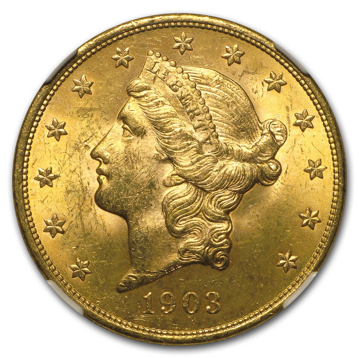 1903 $20 Liberty Gold Double Eagle MS-63 NGC