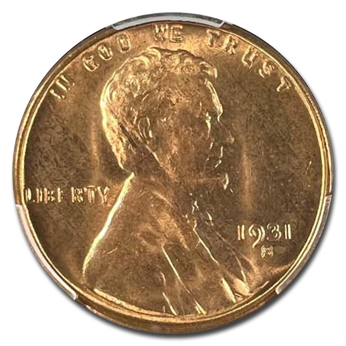 1931-S Lincoln Cent MS-65 PCGS (Red)