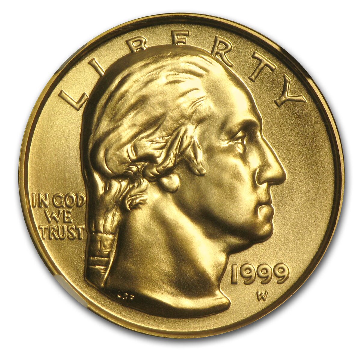 1999-W Gold $5 Commem George Washington MS-70 NGC