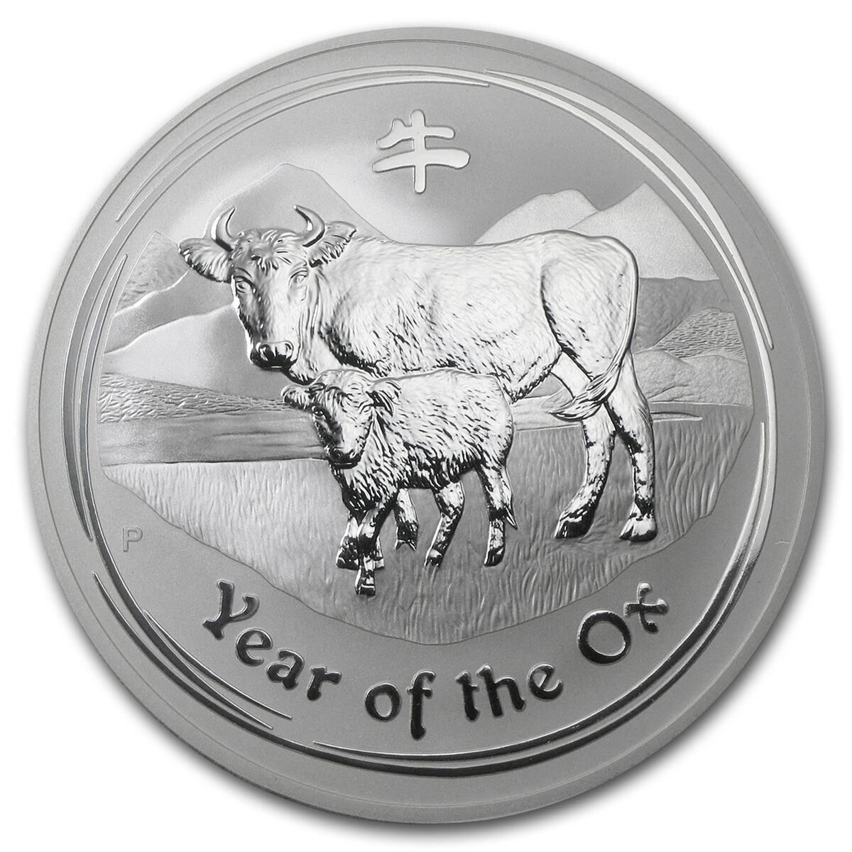 2009 Australia 10 oz Silver Year of the Ox BU (Series II)