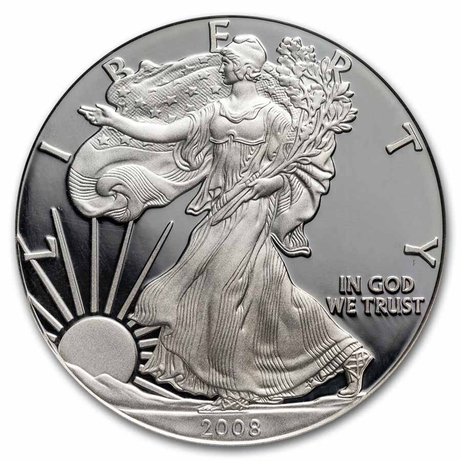 2008-W Proof American Silver Eagle PR-70 PCGS