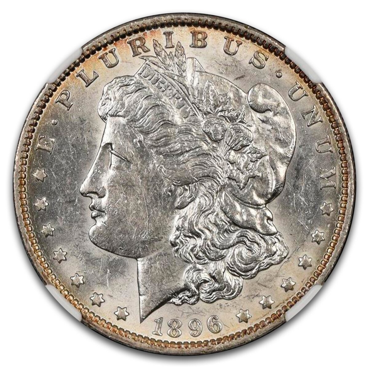 1896-O Morgan Dollar AU-58 NGC