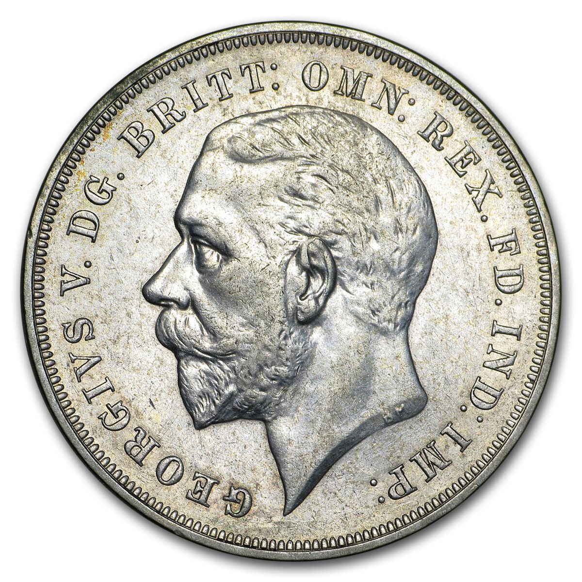 1935 Great Britain Silver Crown George V Silver Jubilee AU