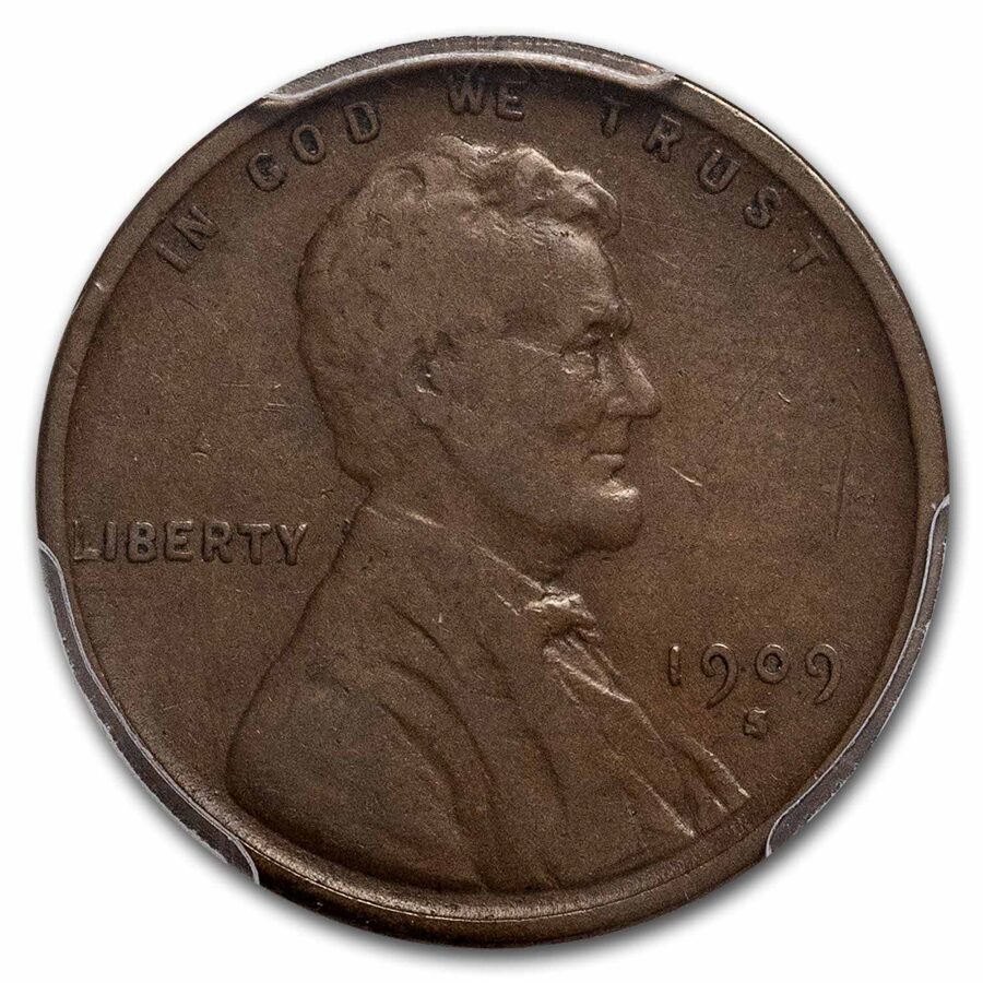 1909-S VDB Lincoln Cent VF-25 PCGS