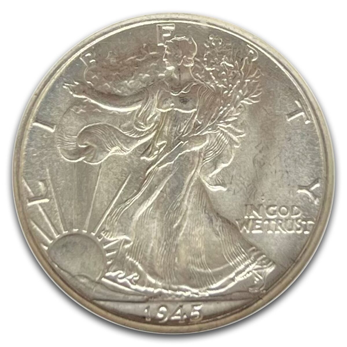 1945-D Walking Liberty Half Dollar MS-65 NGC