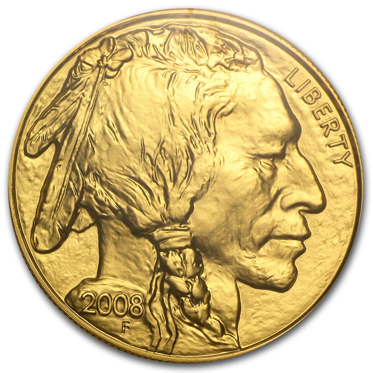 2008 1 oz Gold Buffalo MS-70 NGC