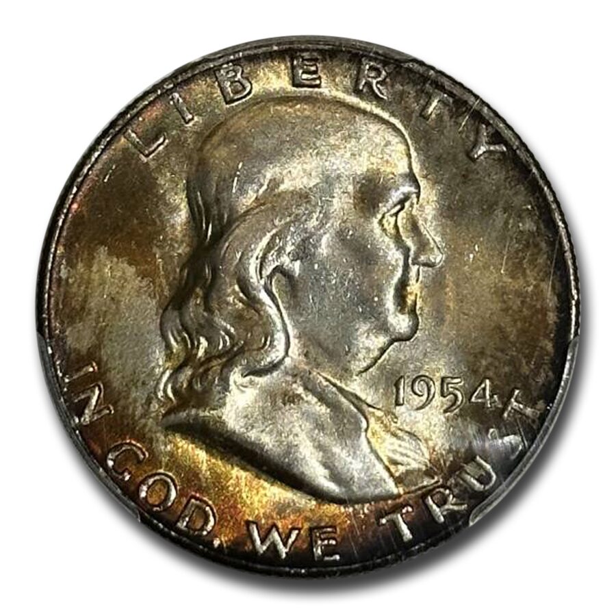 1954-D Franklin Half Dollar MS-65 PCGS