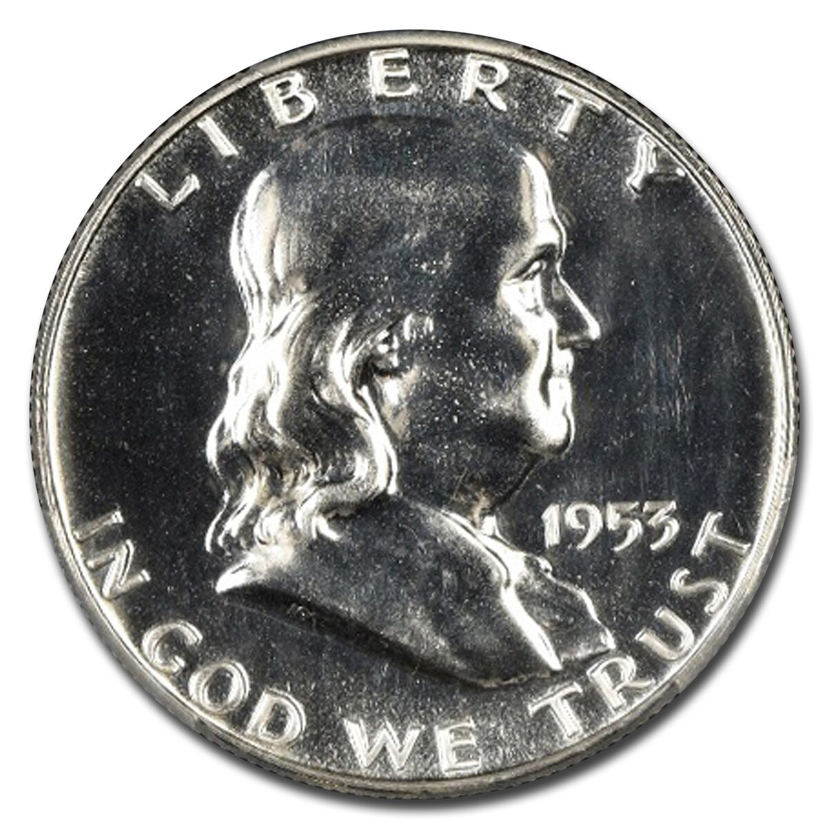1953 Franklin Half Dollar PR-65 PCGS