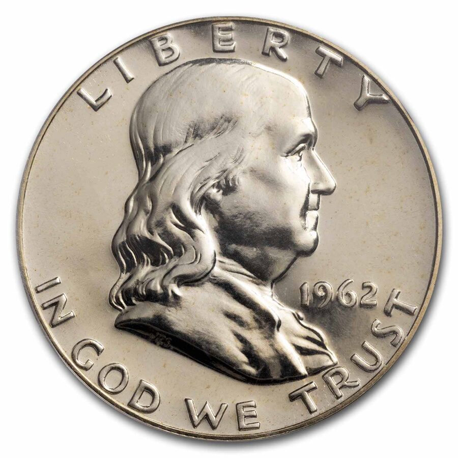 1962 Franklin Half Dollar PR-66 PCGS