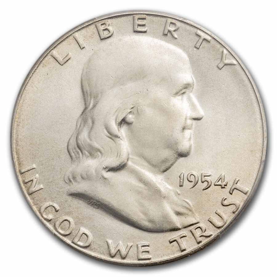1954-S Franklin Half Dollar MS-65 PCGS (FBL)