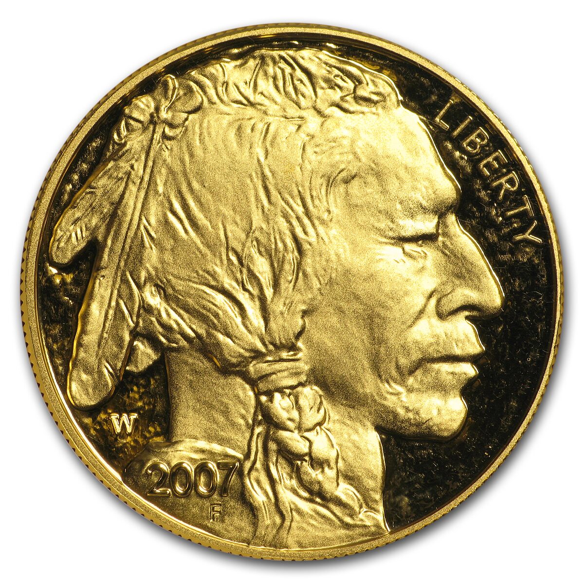 2007-W 1 oz Proof Gold Buffalo PF-70 NGC (ER)