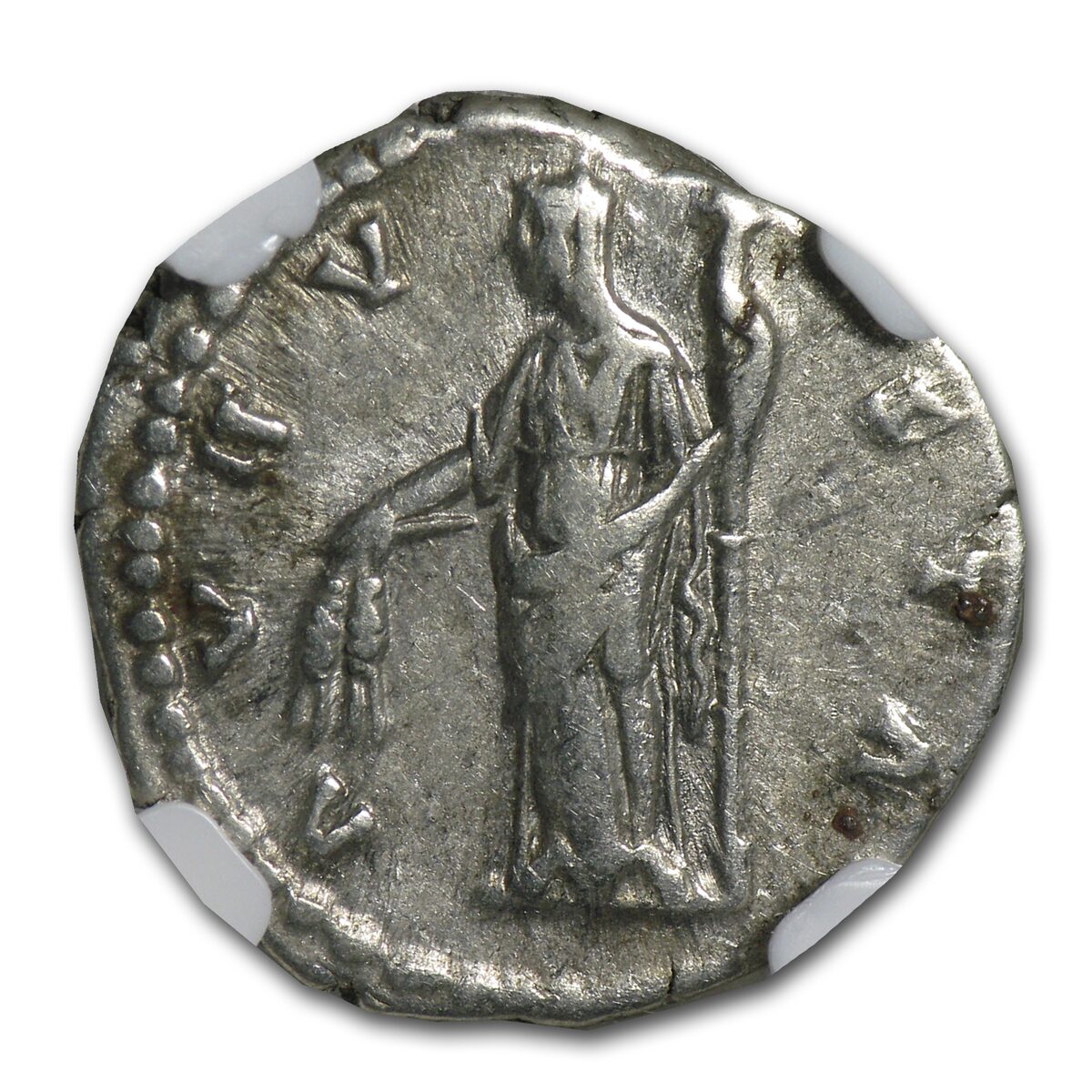 Rome AR Denarius Faustina Sr 138-141 AD Ch VF NGC (Random Coin)