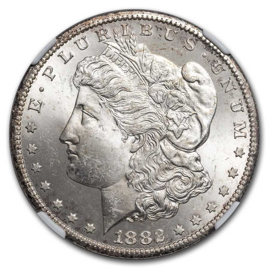 1882-CC Morgan Dollar MS-64 NGC