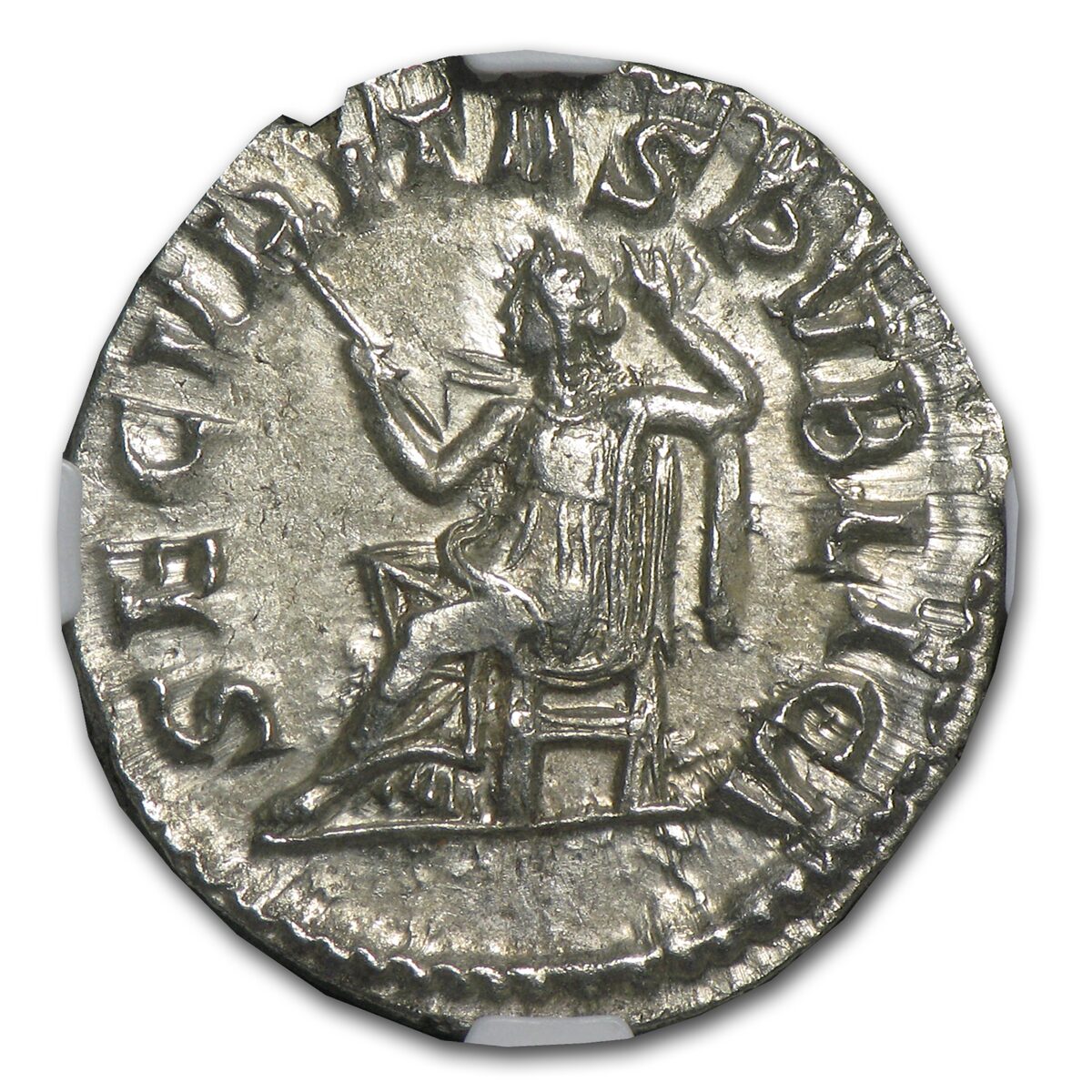 Roman AR Denarius Emp. Gordian III (238-244 AD) Ch AU NGC