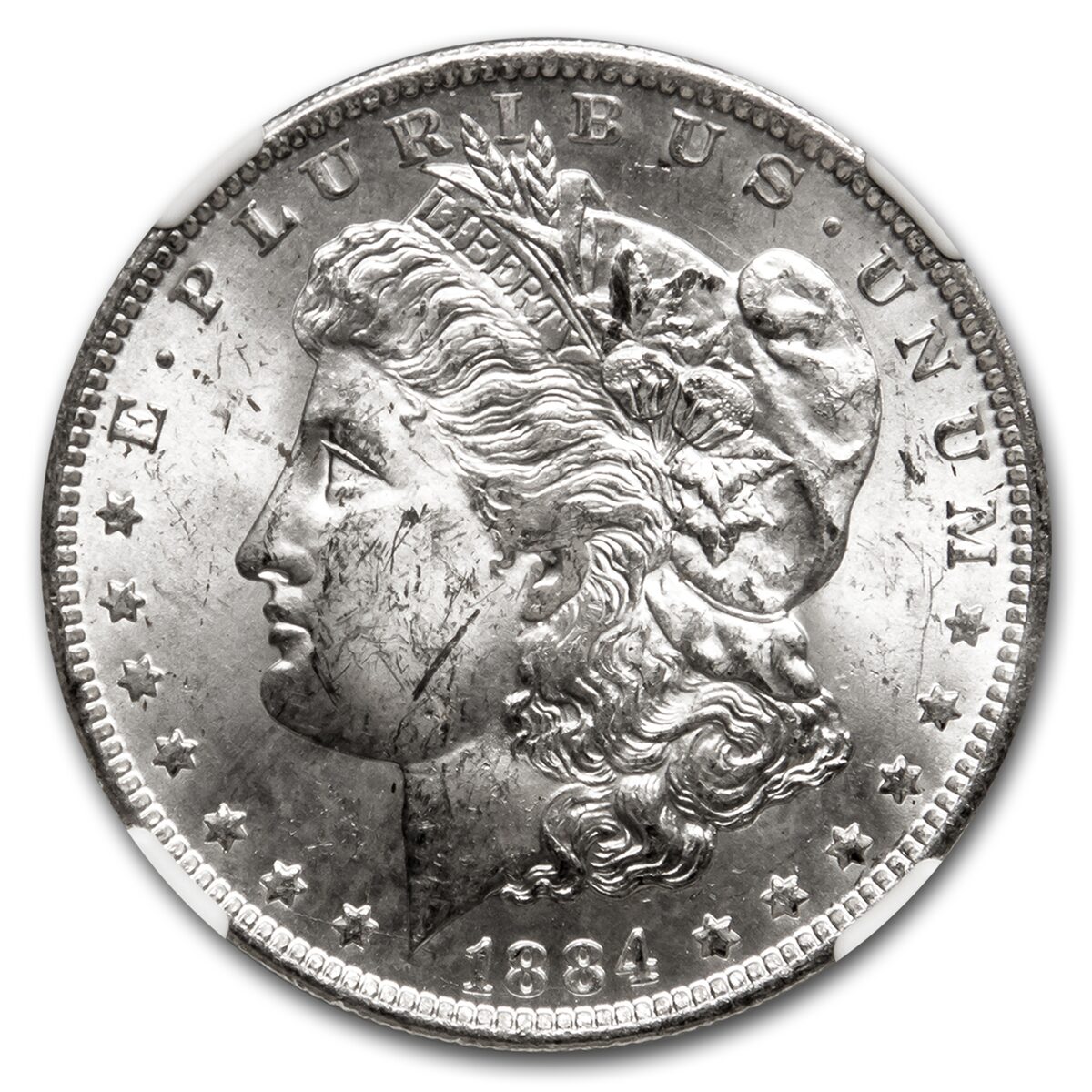 1884-O Morgan Dollar MS-63 NGC