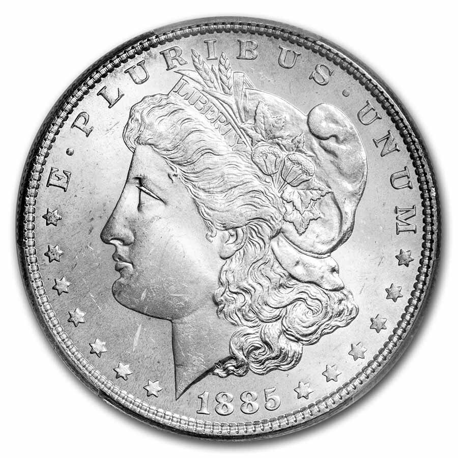 1885 Morgan Dollar MS-65 PCGS