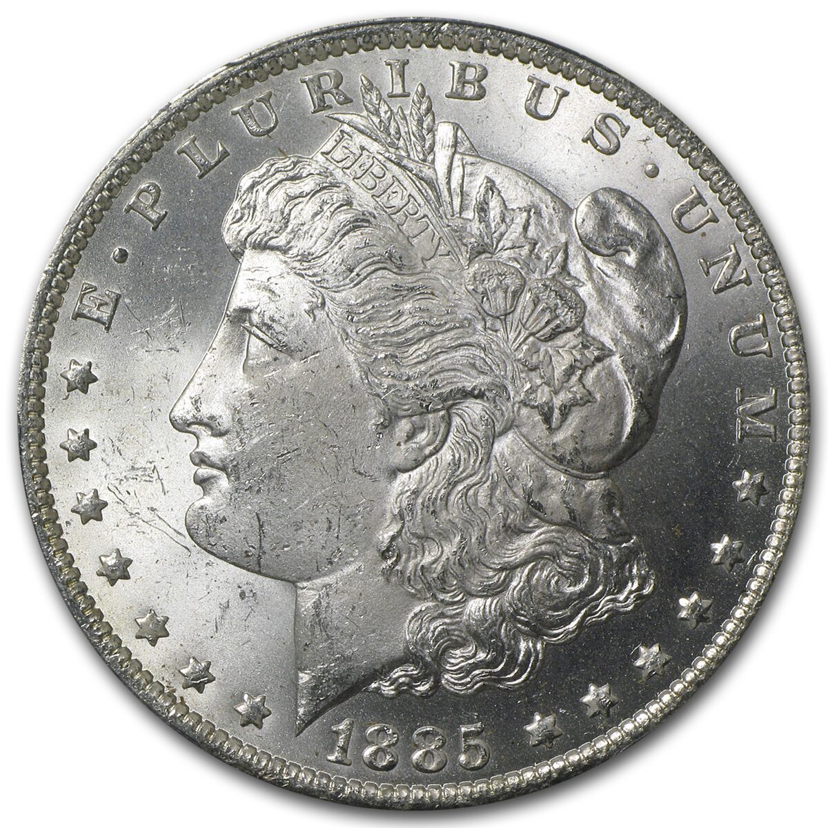 1885-O Morgan Dollar MS-64 PCGS