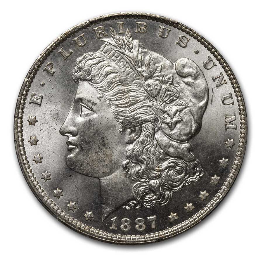1887 Morgan Dollar MS-65 PCGS