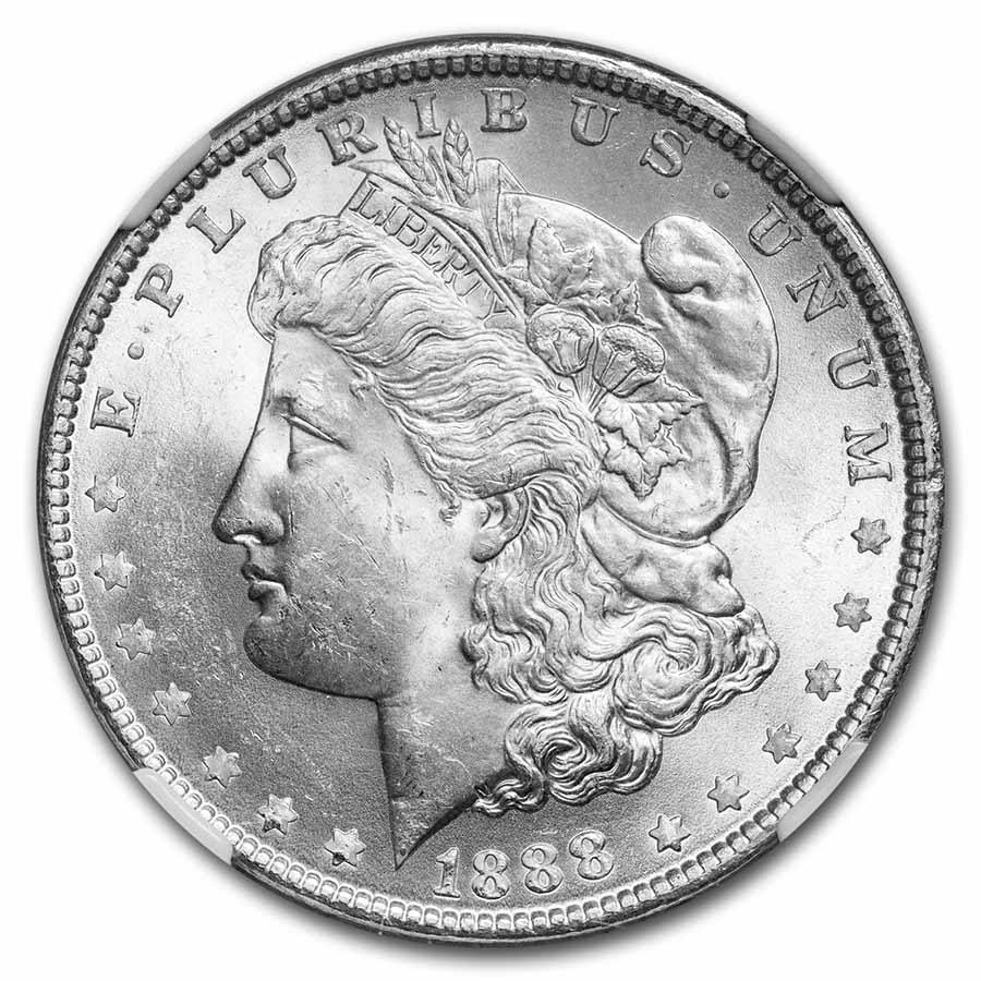 1888 Morgan Dollar MS-63 NGC