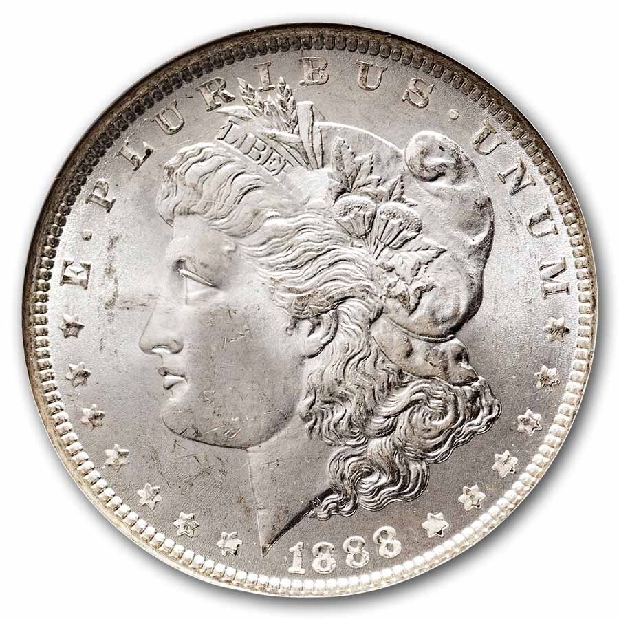 1888 Morgan Dollar MS-65 NGC