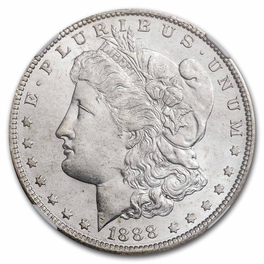 1888-O Morgan Dollar MS-63 NGC