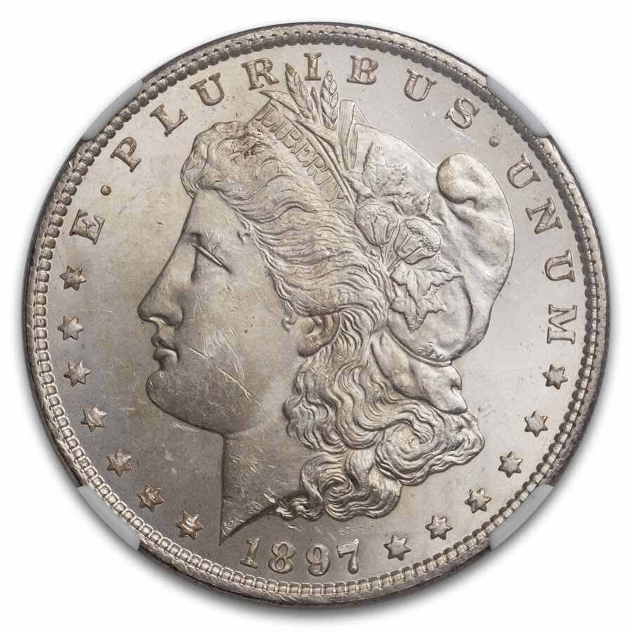 1897 Morgan Dollar MS-63 NGC