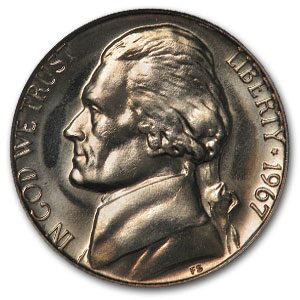 1967 Jefferson Nickel SMS MS-67 NGC