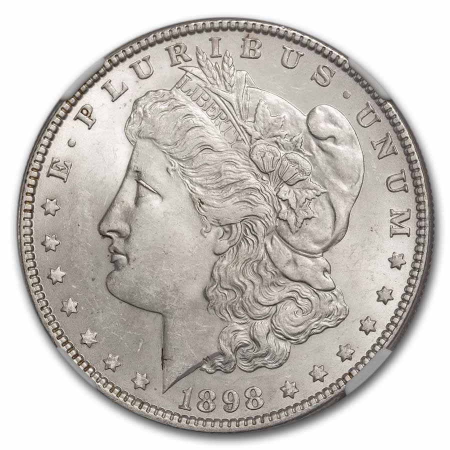 1898 Morgan Dollar MS-63 NGC