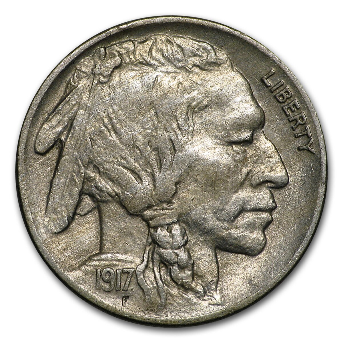 1917 Buffalo Nickel AU