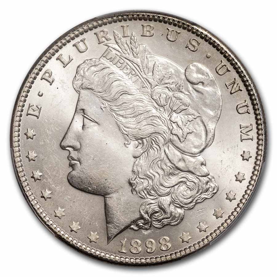 1898 Morgan Dollar MS-63 PCGS