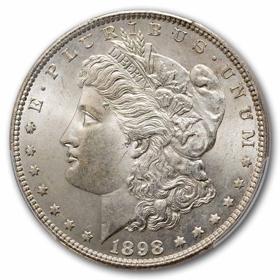 1898 Morgan Dollar MS-64 PCGS