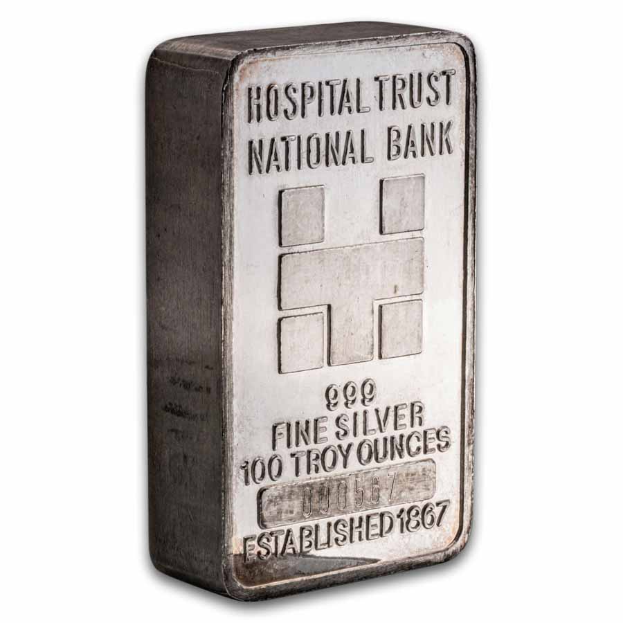 100 oz Silver Bar - Hospital Trust