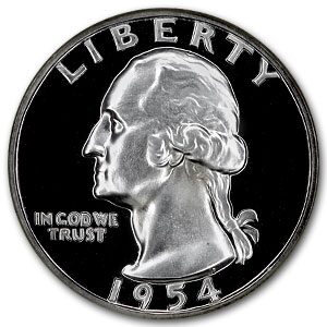 1954 Washington Quarter PF-67 Cameo NGC