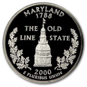 2000-S Maryland State Quarter Gem Proof