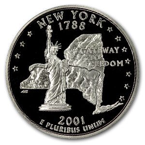 2001-S New York State Quarter Gem Proof